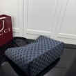 Qualità superiore replica tote grande Gucci 874745 Tribeca Tela blu scuro