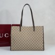 Borse Firmate Replica tote grande Gucci 875056 Londra marrone Imitazioni
