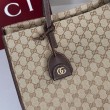 Borse Firmate Replica tote grande Gucci 875056 Londra marrone Imitazioni