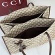Borse Firmate Replica tote grande Gucci 875056 Londra marrone Imitazioni