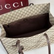 Borse Firmate Replica tote grande Gucci 875056 Londra marrone Imitazioni