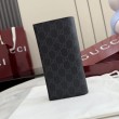 Alta gamma replica Portafoglio lungo Gucci 856563 GG Supreme nero