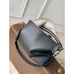 Borse Firmate Replica a tracolla Hobo Louis Vuitton M28392 Vagabond nera
