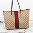 Borse Replica tote grande Gucci 874745 Tribeca Tela rivestita GG marrone