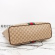 Borse Replica tote grande Gucci 874745 Tribeca Tela rivestita GG marrone