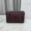 Borse Dior My Tender Dior Top Handle Mini Chain Bag Borgogna