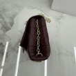 Borse Dior My Tender Dior Top Handle Mini Chain Bag Borgogna