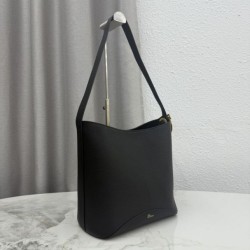 Replica di lusso Borsa 1:1 a secchiello medio Dior Médaillon M1532 Nero Imitazioni Cloni Borsa Replica 1:1 a secchiello medio Dior Médaillon M1532 Nero firmate
