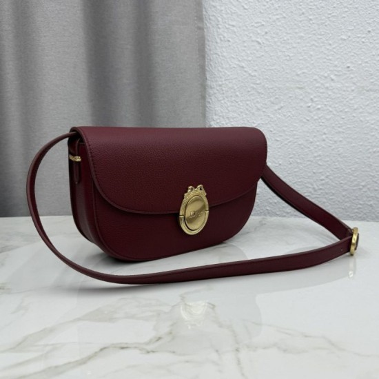 Replica di lusso Borsa a tracolla Dior Médaillon 23cm M3920 Borgogna Imitazioni Cloni Borsa a tracolla Dior Médaillon 23cm M3920 Borgogna firmate