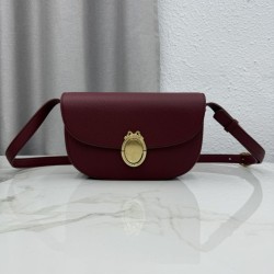 Borsa a tracolla Dior Médaillon 23cm M3920 Borgogna