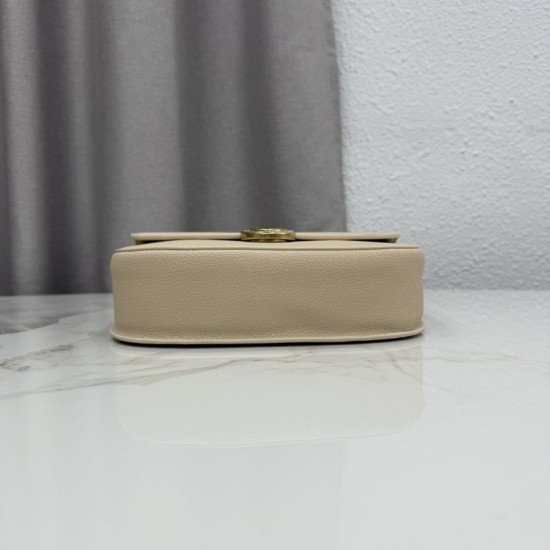 Replica di lusso Borse Firmate a tracolla Dior Médaillon 23cm M3920 albicocca Imitazioni Cloni Borse Firmate Replica a tracolla Dior Médaillon 23cm M3920 albicocca firmate