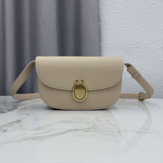 Replica di lusso Borse Firmate a tracolla Dior Médaillon 23cm M3920 albicocca Imitazioni Cloni Borse Firmate Replica a tracolla Dior Médaillon 23cm M3920 albicocca firmate