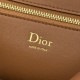 Replica di lusso Borsa a tracolla Dior Médaillon 23cm M3920 Marrone Imitazioni Cloni Borsa a tracolla Dior Médaillon 23cm M3920 Marrone firmate