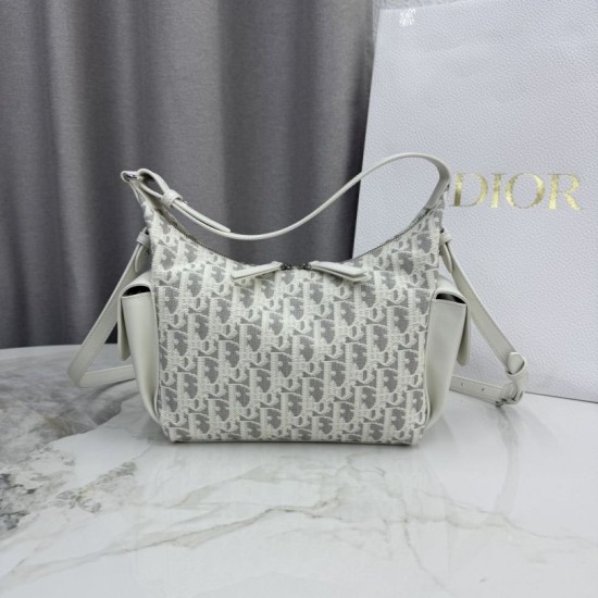 Replica di lusso Borsa a tracolla/a spalla Dior D-Dream Dior Oblique M6323 beige Imitazioni Cloni Borsa a tracolla/a spalla Dior D-Dream Dior Oblique M6323 beige firmate