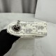 Replica di lusso Pochette Dior Oblique Bow Chain S2504 beige/grigio Imitazioni Cloni Pochette Dior Oblique Bow Chain S2504 beige/grigio firmate