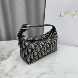 Pochette Dior Nomad S2424 Oblique Blu 