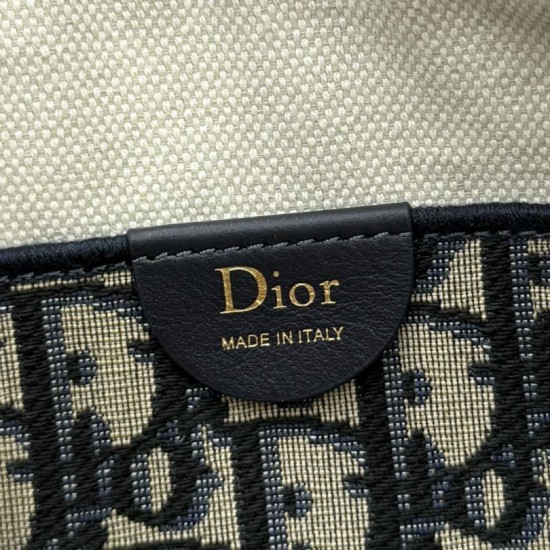Cloni Pochette Dior Nomad S2424 Oblique Blu  firmate