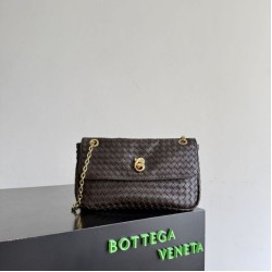 Cloni Borse Imitazioni a tracolla Madison di Bottega Veneta intrecciata Borgogna firmate