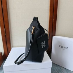Replica di lusso Borse Alta Qualità a tracolla Celine Small Teen Hobo con portamonete Nero Imitazioni Cloni Borse Replica Alta Qualità a tracolla Celine Small Teen Hobo con portamonete Nero firmate