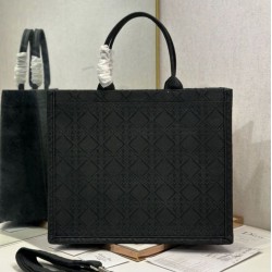 Replica di lusso Borse Alta Qualità Dior media Book Tote con tracolla api nero Imitazioni Cloni Borse Replica Alta Qualità Dior media Book Tote con tracolla api nero firmate