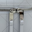 Borsa Replica 1:1 a mano Dior Trianon Soft Vanity Mini Chain S4613 Blu