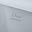 Borsa Replica 1:1 a mano Dior Trianon Soft Vanity Mini Chain S4613 Blu