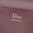 Borsa a mano Dior Trianon Soft Vanity Mini Chain S4613 Borgogna