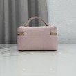 Borsa a mano Dior Trianon Soft Vanity Mini Chain S4613 Rosa