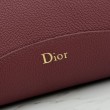 Borsa a secchiello medio Dior Médaillon M1532 Borgogna