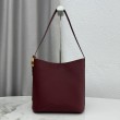 Borsa a secchiello medio Dior Médaillon M1532 Borgogna