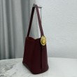 Borsa a secchiello medio Dior Médaillon M1532 Borgogna