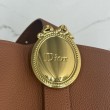 Borse Replica Alta Qualità a secchiello medio Dior Médaillon M1532 Marrone