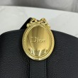 Borsa Replica 1:1 a secchiello medio Dior Médaillon M1532 Nero