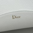 Borsa a secchiello medio Dior Medalillon M1532 Bianco