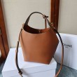 Borse Replica di alta qualità Celine Small Teen Hobo con portamonete marrone