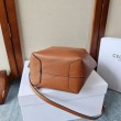 Borse Replica di alta qualità Celine Small Teen Hobo con portamonete marrone