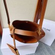 Borse Replica di alta qualità Celine Small Teen Hobo con portamonete marrone