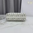 Borse Replica a tracolla Dior 30 Montaigne Miss Caro Oblique beige/grigio