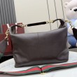 Borsa a tracolla grande Gucci Brera 866938 Caffè