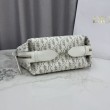 Bora Pari all'originale replica a tracolla piccola Dior D-Journey M2416 beige/grigio
