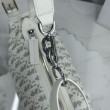 Bora Pari all'originale replica a tracolla piccola Dior D-Journey M2416 beige/grigio
