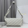 Bora Pari all'originale replica a tracolla piccola Dior D-Journey M2416 beige/grigio