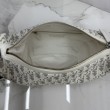 Bora Pari all'originale replica a tracolla piccola Dior D-Journey M2416 beige/grigio