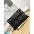 Borse Replica Alta Qualità Chanel trapuntata media con tracolla a catena nero