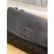 Borse Replica Alta Qualità Chanel trapuntata media con tracolla a catena nero