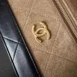 Borse Imitazioni da viaggio Chanel 26P con catena AP5186 scamosciata marrone