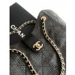 Borsa shopping Chanel 2026 rafia intrecciata AS6090 albicocca
