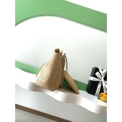 Borsa shopping Chanel 2026 rafia intrecciata AS6090 Nero