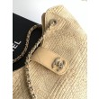 Borsa shopping Chanel 2026 rafia intrecciata AS6090 Nero