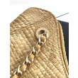 Borsa shopping Chanel 2026 rafia intrecciata AS6090 Nero